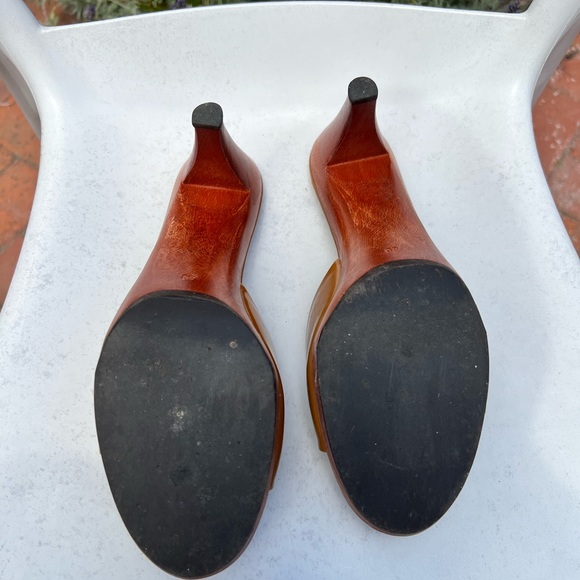 Vintage Miu Miu Wooden Heels, size 40. - Picture 8 of 13